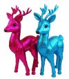 styrofoam deer w/bright glitter