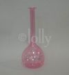 Glass pink vase